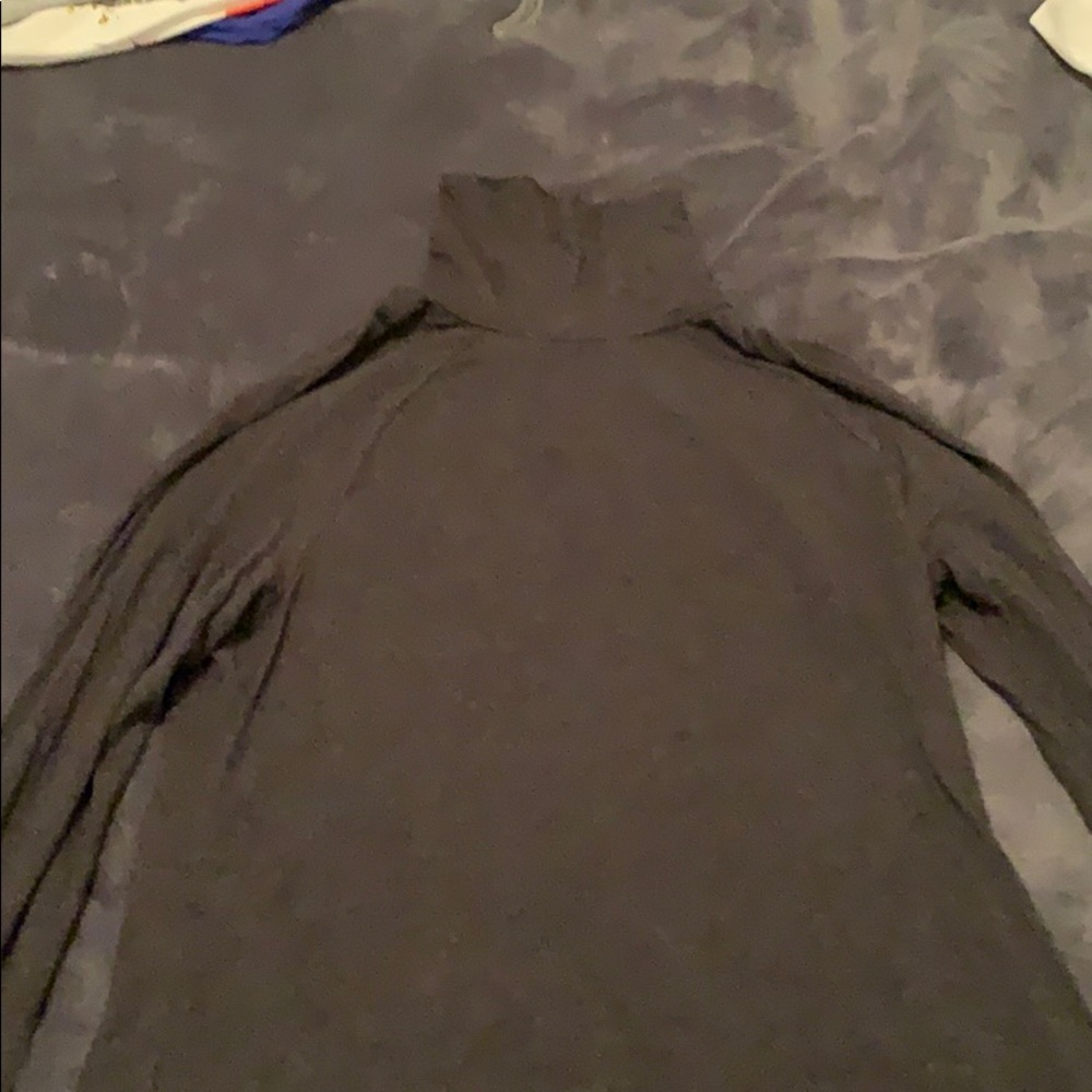 Gray turtleneck